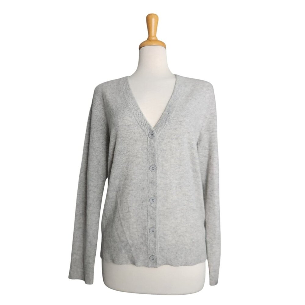 Charter Club Cashmere Womens M Luxury Long Sleeve Cardigan